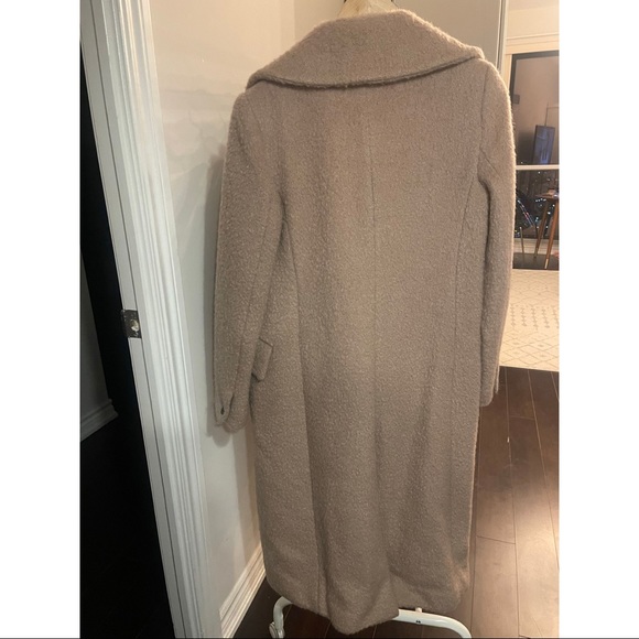 Club Monaco - pale pink/ beige wool coat - Picture 2 of 5